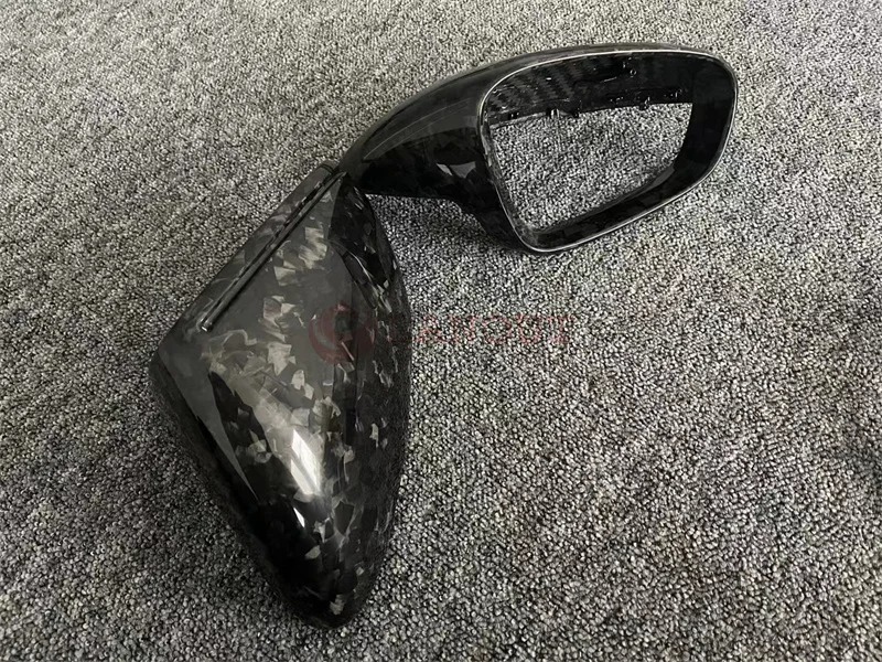 For Custom Finish Car View Mirror Outside Rear View Mirror Dry Carbon Fiber  911 Taycan OEM Mirror Covers